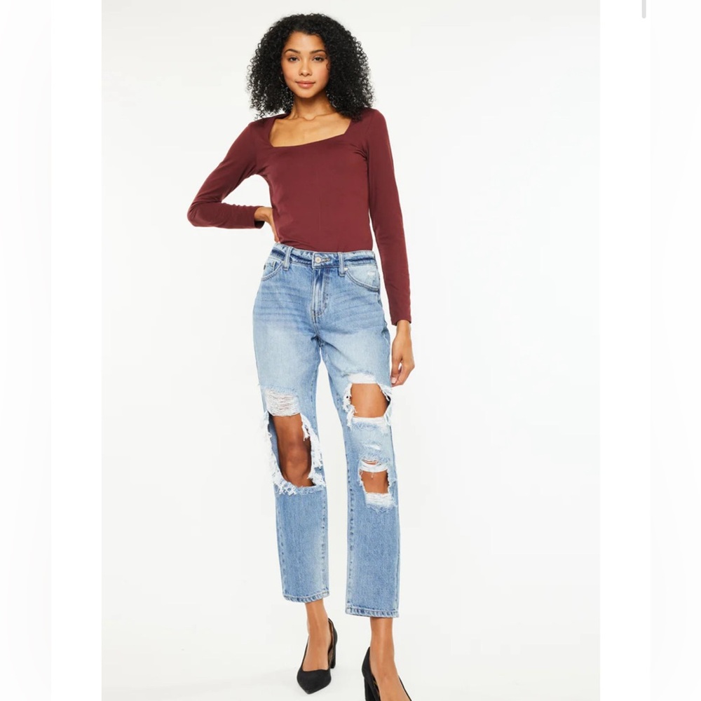 Kancan Bonnie High Rise Boyfriend Jeans